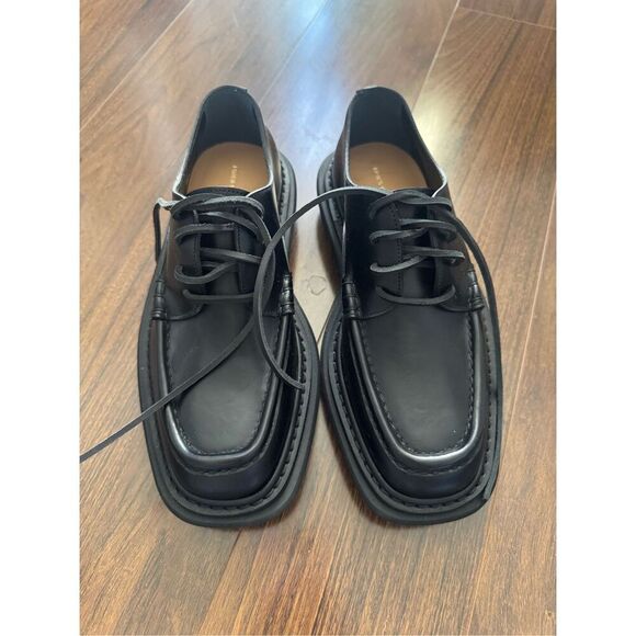 Dries Van Noten Shoes - DRIES VAN NOTEN 37 black leather loafers